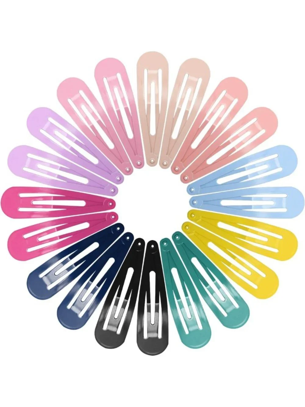 2.8-Inch No Slip Metal Snap Hair Clips for Women & Girls - Stylish & Durable